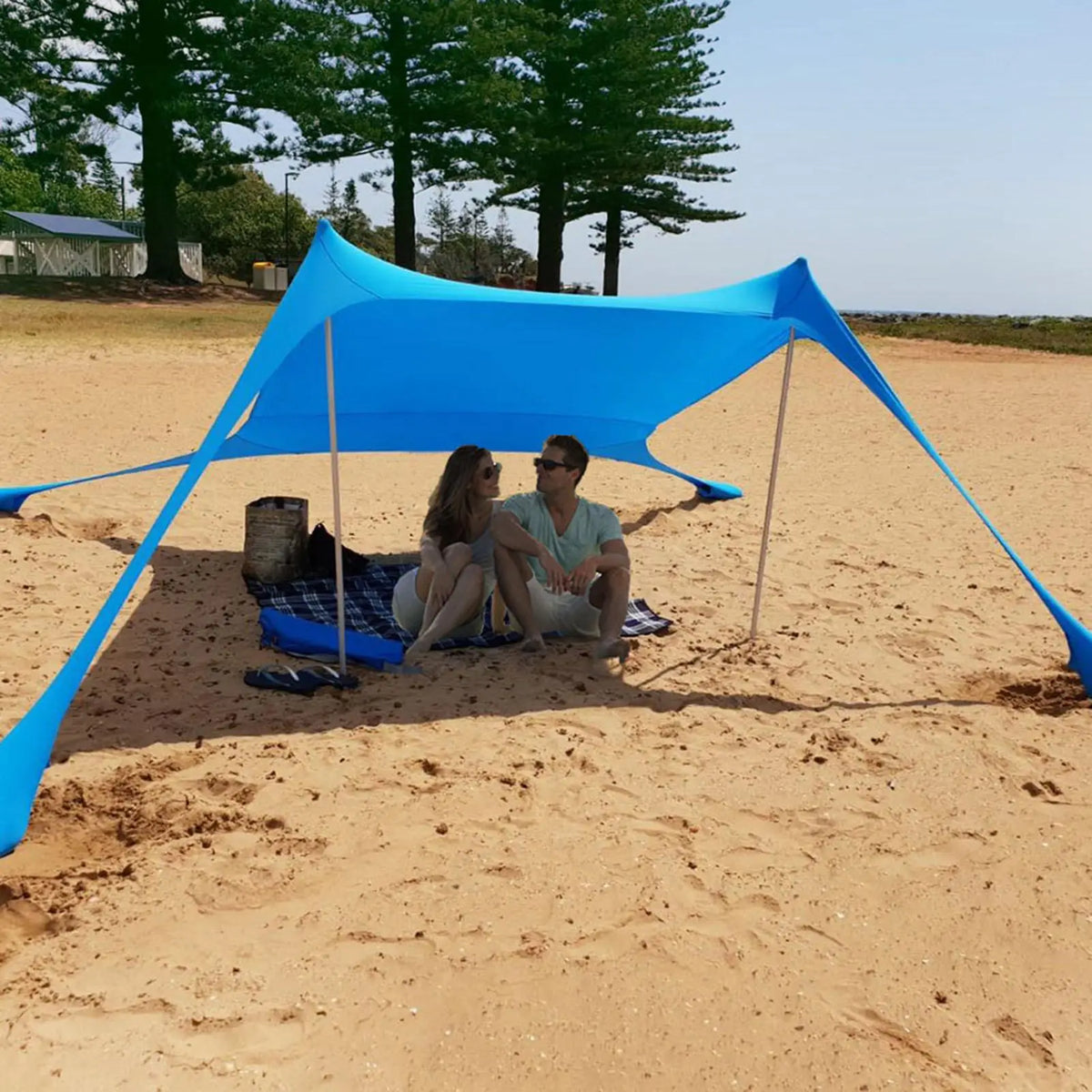 Pop-Up Beach Canopy Tent | 98% UV Protection, 1–3 Person Beach Canopy Tent Babs