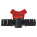 PP Ball Valve Connector for PE Pipe 16mm 20mm 25mm PN4 Drip Irrigation Valve Babs 25x25mm