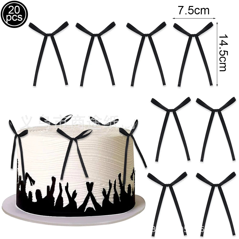 32" Black Bow Number Balloon Kit – Party & Wedding Décor