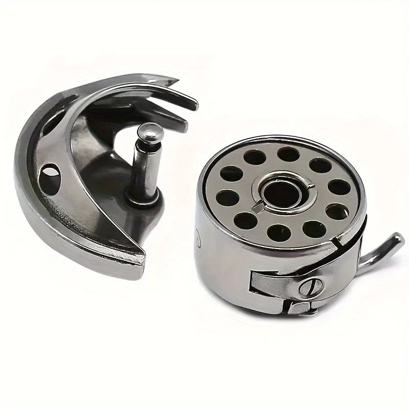 7-Piece Metal Bobbin & Shuttle Hook Set for Sewing Machines Sewing Machine Parts Babs