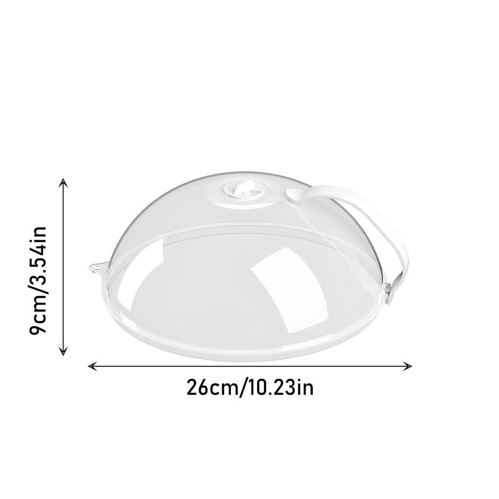 BPA-Free Vented Microwave Splatter Cover with Handle Microwave Splatter Cover Babs B