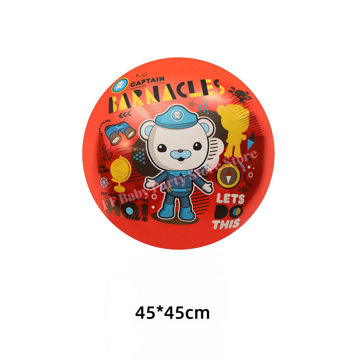 Octonauts Birthday Foil Balloons – Baby Shower Party Decor Party Foil Balloons Babs 1pc balloon 6