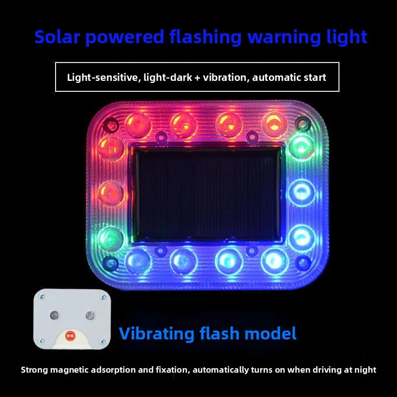 Solar Car Warning Light Flashing Lamp – Strong Magnetic Base Car Warning Light Babs