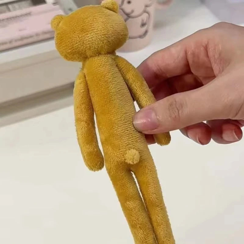 Cute Long Leg Bear Plush Keychain & Bag Charm – Soft Stuffed Doll Plush Keychain Charm Babs