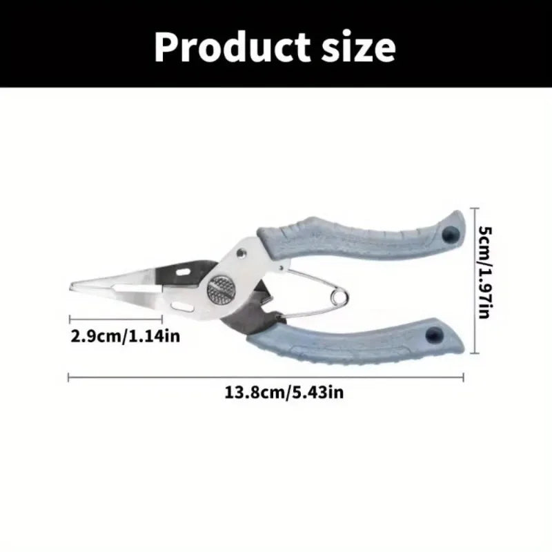 Stainless Steel Fishing Pliers – Slip Ring Tool & Braid Cutter Fishing Pliers Babs