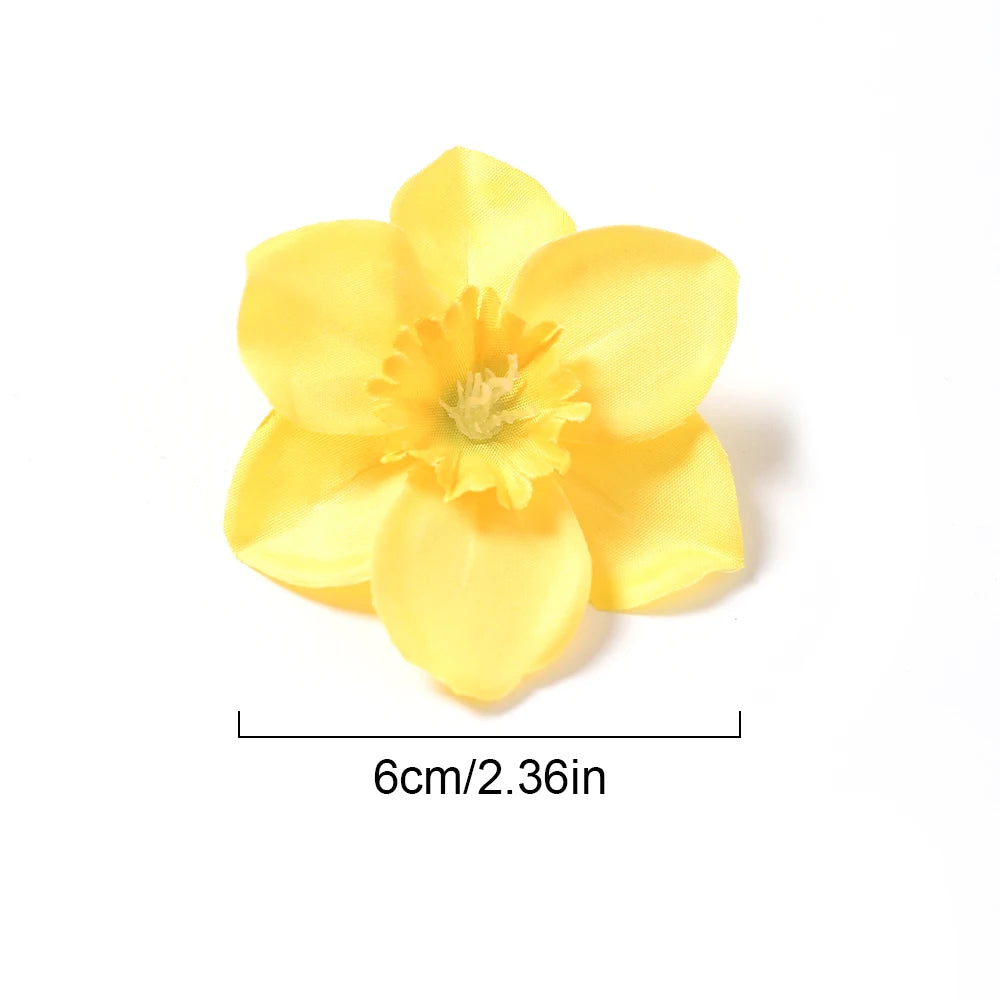 Narcissus Silk Artificial Flowers 10/20Pcs – Wedding & Home Decor Artificial Silk Flowers Babs