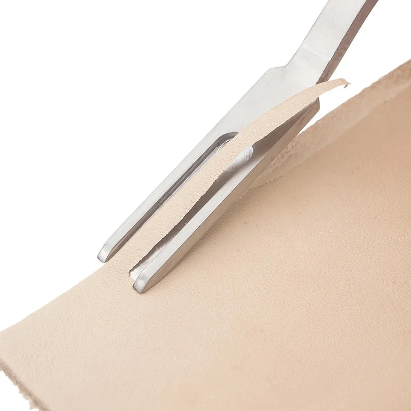 French Style Leather Edge Beveler – Wood Handle Skiving Tool Leather Craft Tool Babs