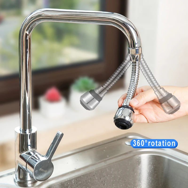360° Rotatable Faucet Extender | 2 Mode High-Pressure Water Saver Faucet Extender Babs