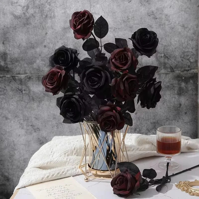 Autumn Artificial Silk Rose Bouquet | Wedding & Home Décor Artificial Flower Bouquet Babs