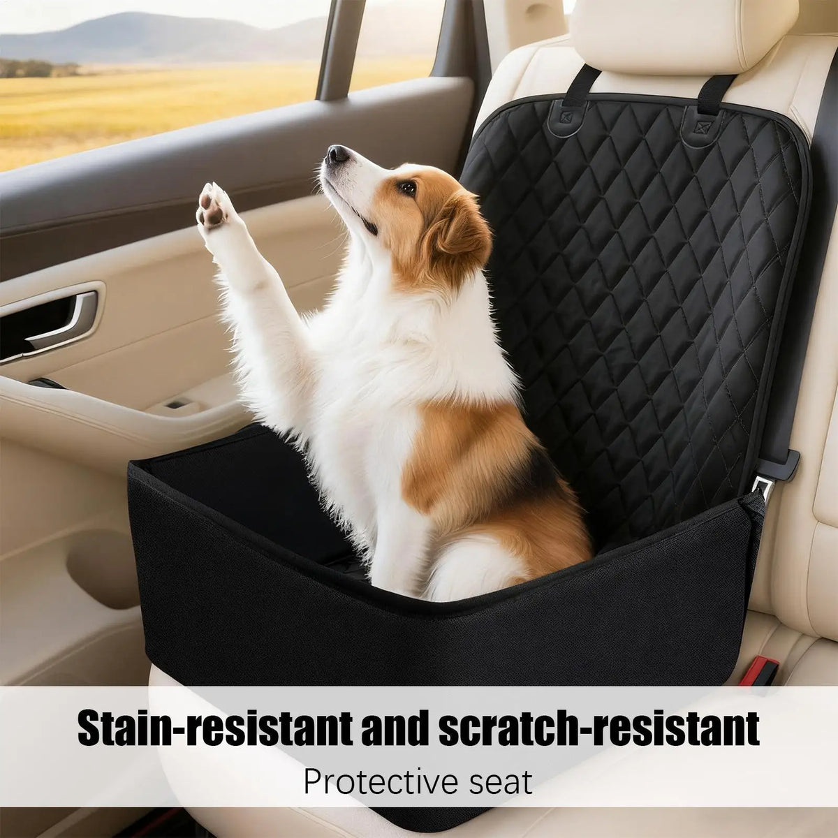 Dog Car Seat Cover Foldable Hammock – Waterproof Pet Travel Seat Pet Car Seat Cover Babs