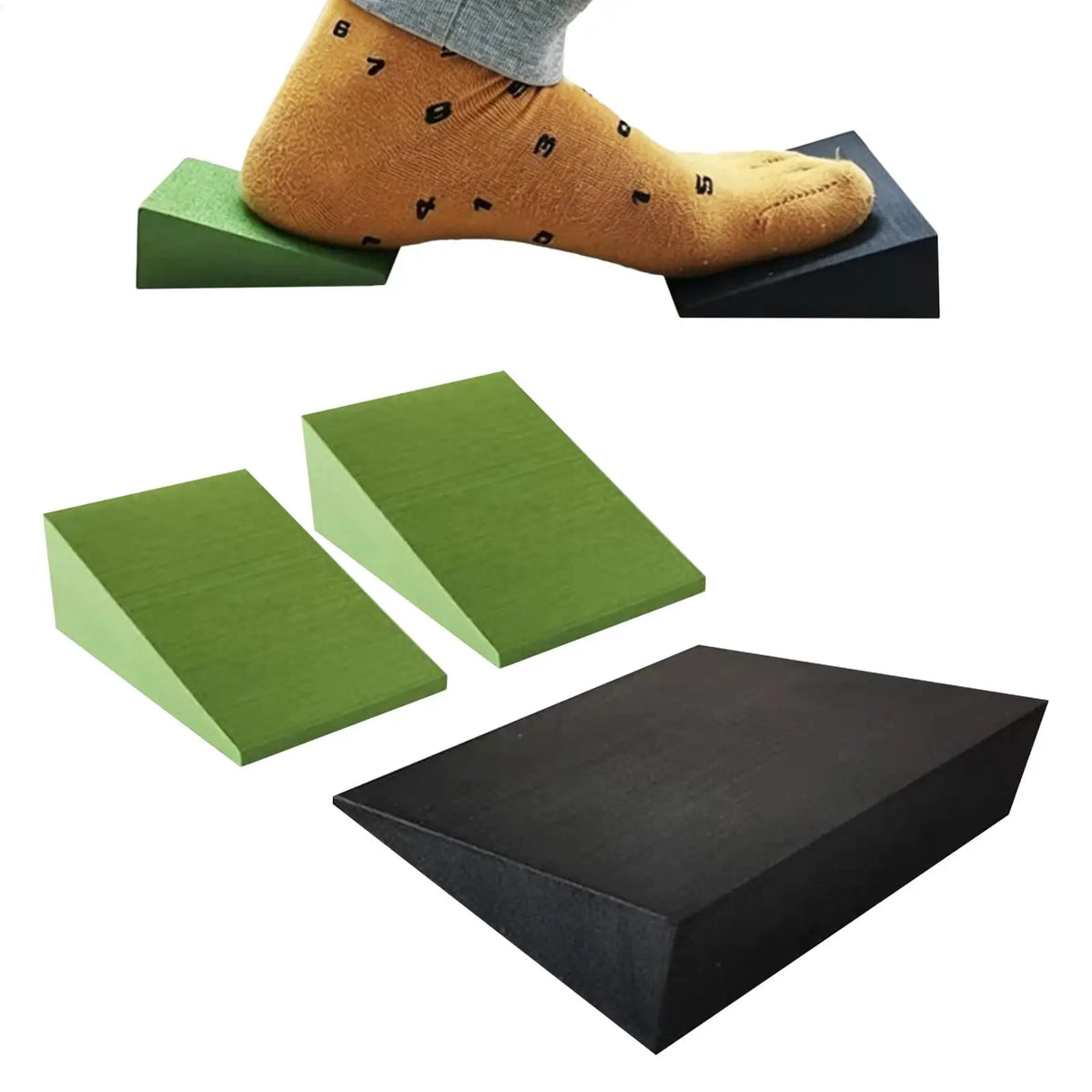 EVA Foam Yoga Wedge Blocks – Slant Board for Squats & Stretch Yoga Wedge Block Babs