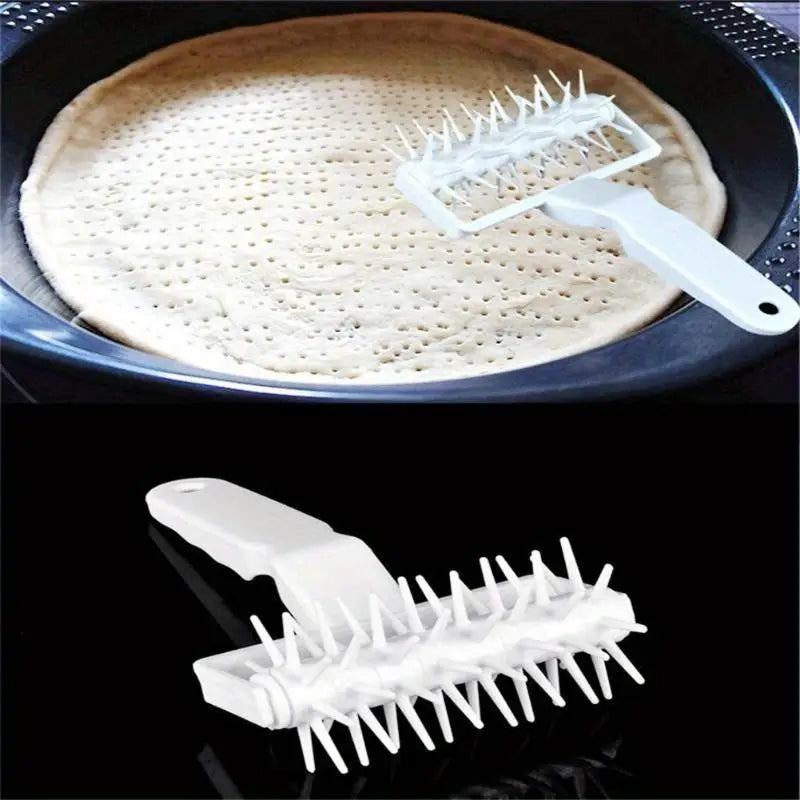 Pizza Dough Roller & Hole Punch Baking Tool – Bread Cookies Dough Baking Tool Babs