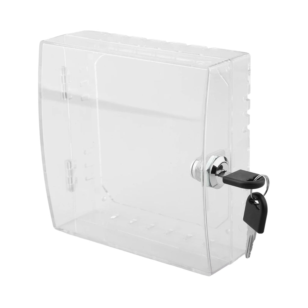Lockable Clear Thermostat Cover Guard Box – Home & Office Thermostat Lock Box Babs