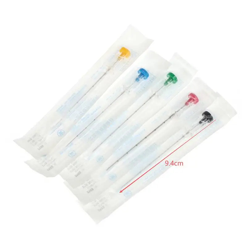 10Pcs Disposable Intradermal Needles 0.6–1.2MM Stainless Steel Intradermal Needles Babs