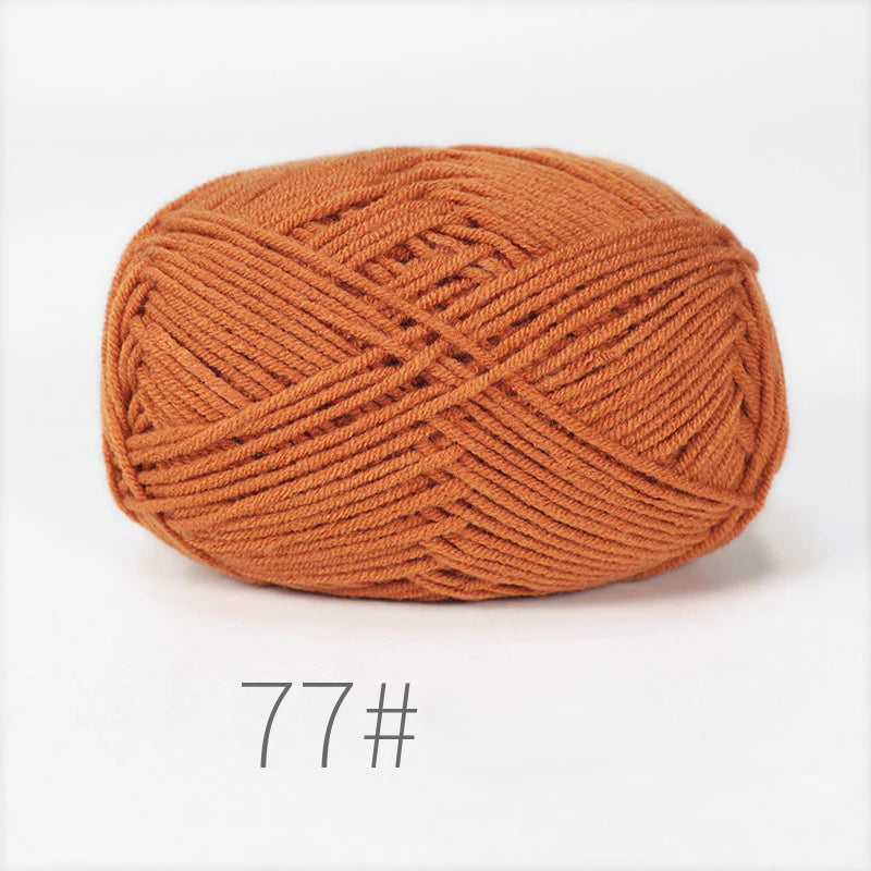 10 Balls 500g Soft Milk Cotton Yarn for Knitting & Crochet Knitting Crochet Yarn Babs 77 10pcs