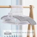 Adjustable Non-Slip Kids Clothes Hangers – Pink & Grey Kids Clothes Hangers Babs 5Pcs Grey