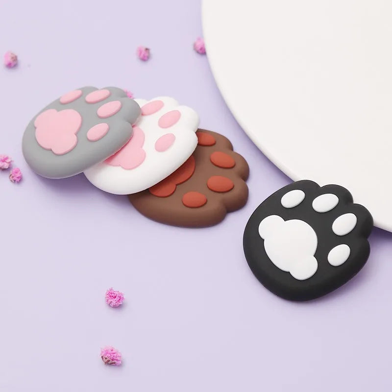Cat Paw Silicone Door Handle Bumper Guard – Self-Adhesive Wall Protector Door Bumper Guard Babs