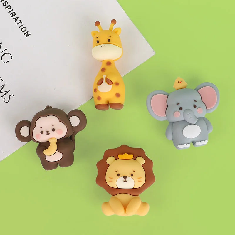 Jungle Animal Birthday Cake Topper – Lion, Giraffe & Safari Set Cake Topper Set Babs