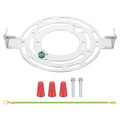 4.5" Round Ceiling Light Mounting Bracket | Galvanized Steel Light Mounting Bracket Babs 115 mm