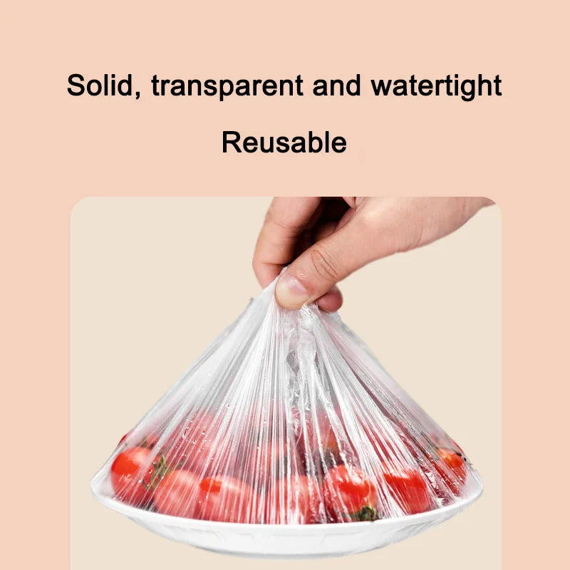 100pcs Disposable Elastic Food Covers for Bowls, Plates & Cups Disposable Food Covers Babs