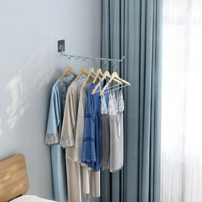 Stainless Steel Folding Clothes Drying Rack | Wall Mount Clothes Drying Rack Babs