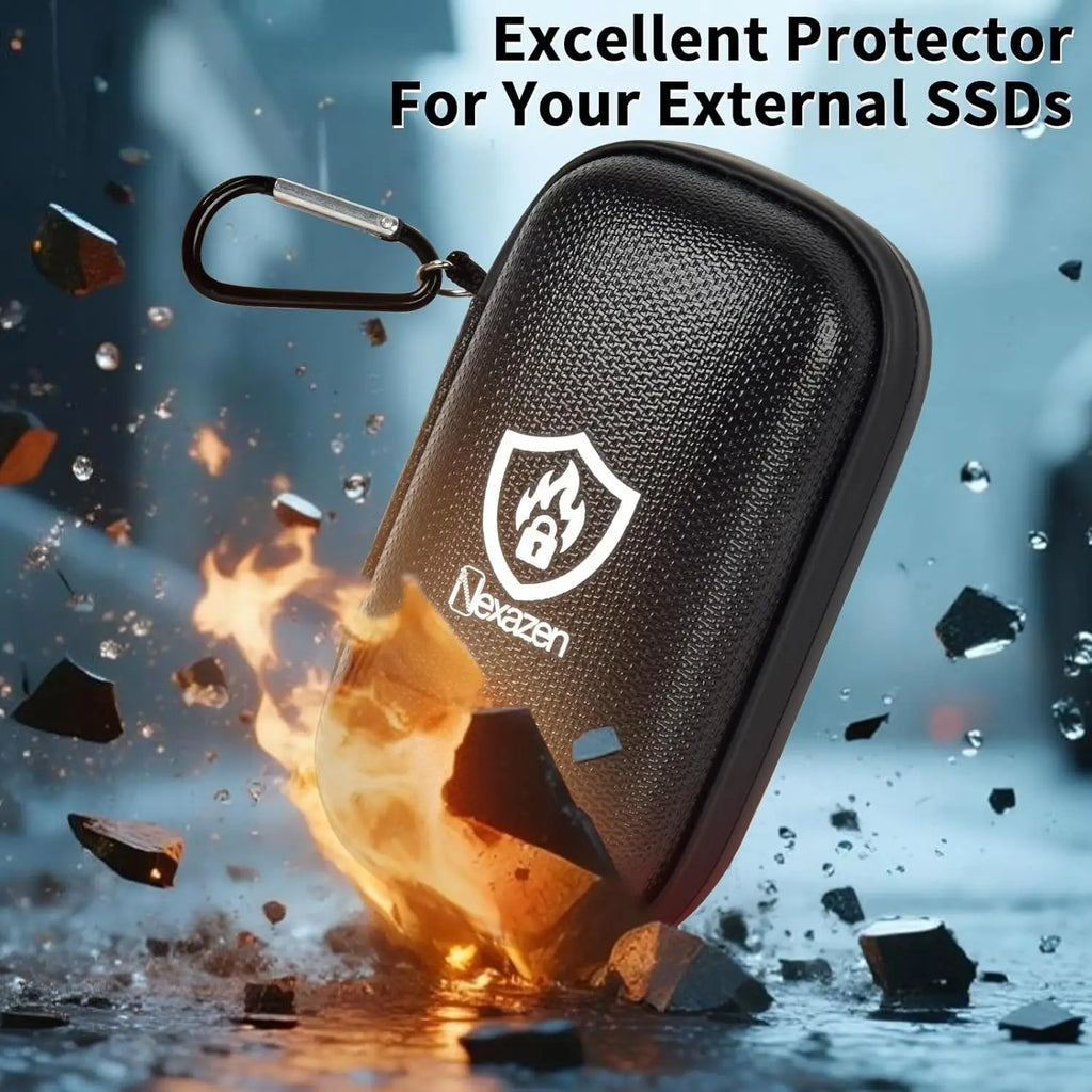 Fireproof Waterproof SanDisk Extreme SSD Case 500GB–8TB SSD Protective Case Babs