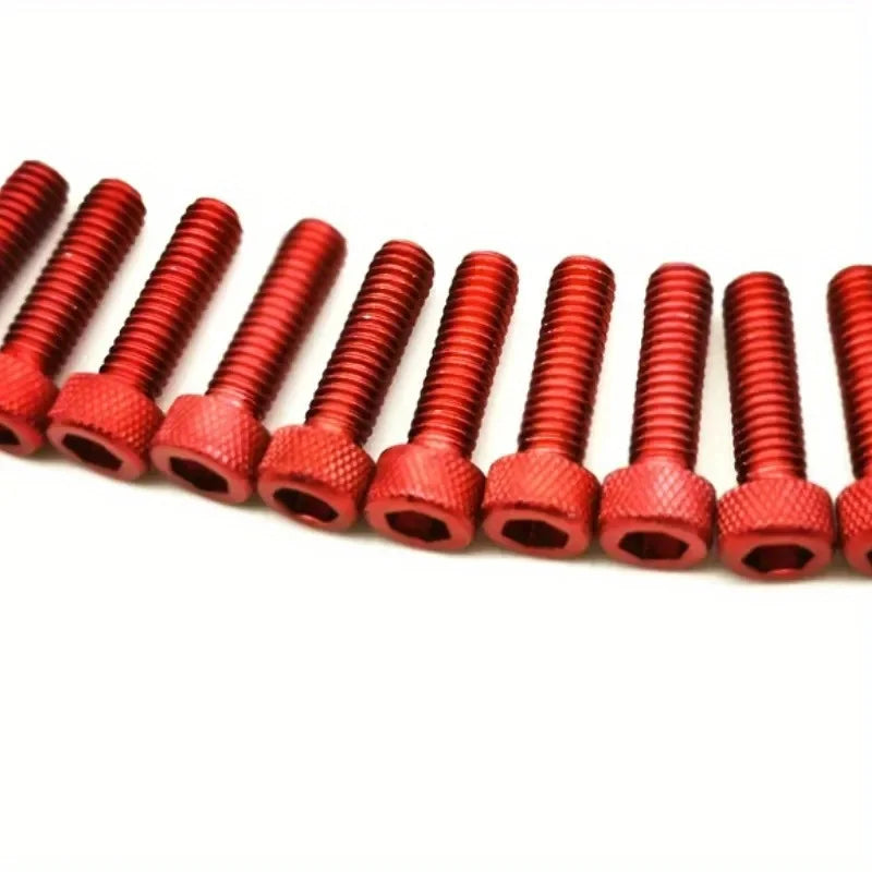 10pcs 6MM Colorful Motorcycle Fairing Bolts Nuts Kit – Universal Motorcycle Fairing Bolts Babs