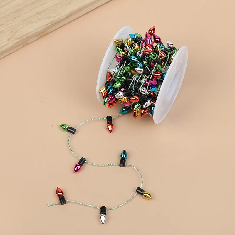 5m Christmas Colorful Bulb String Garland – Xmas Tree Ornament Christmas Garland Babs