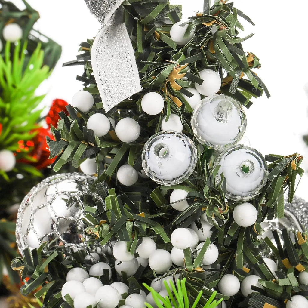 20cm Mini Christmas Tree Desktop Ornament – Festive Decor Mini Christmas Tree Babs