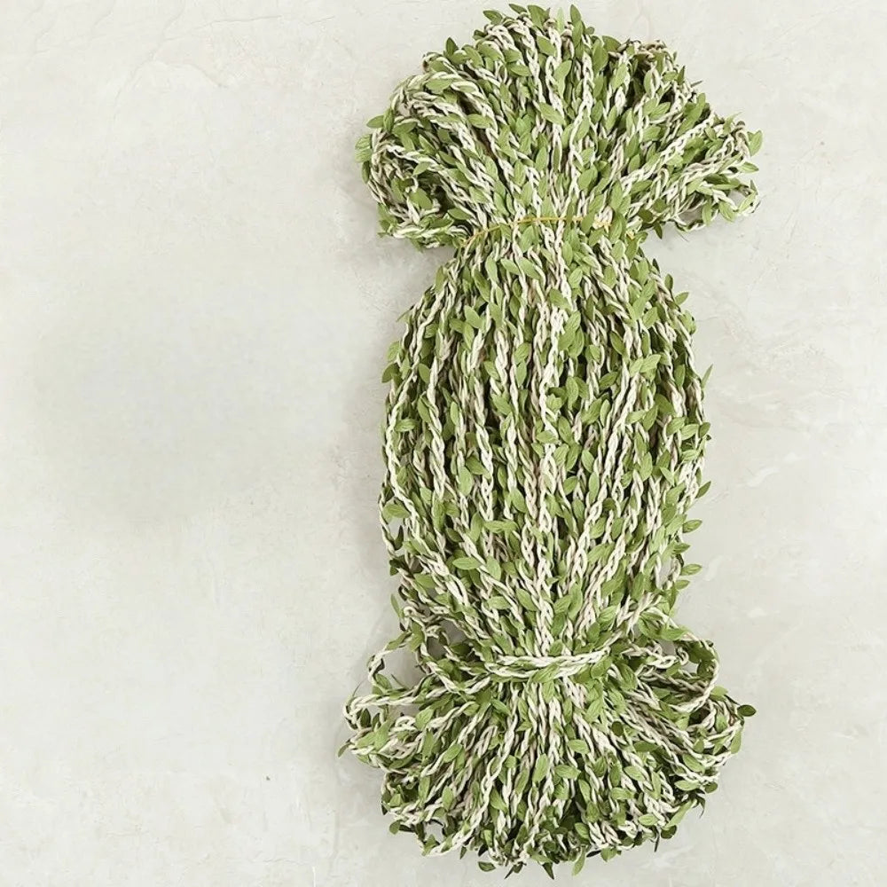 10M Boho Jute Rope Vine – DIY Burlap Leaf Ribbon Decor Decorative Craft Ribbon Babs