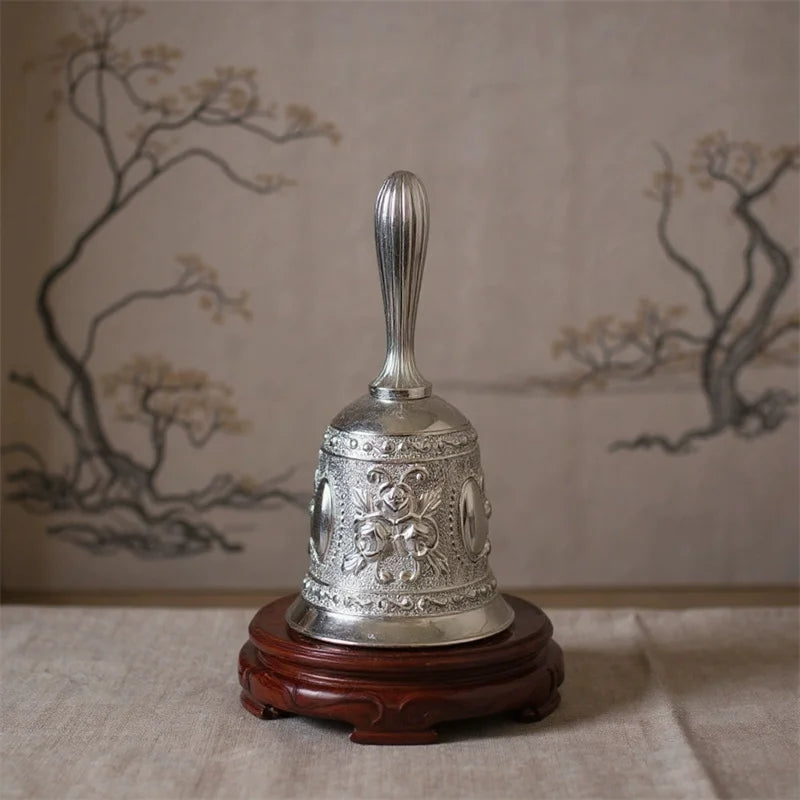 Retro Copper Hand-Shaken Bell – Dining, Classroom & Call Bell Copper Hand Bell Babs white