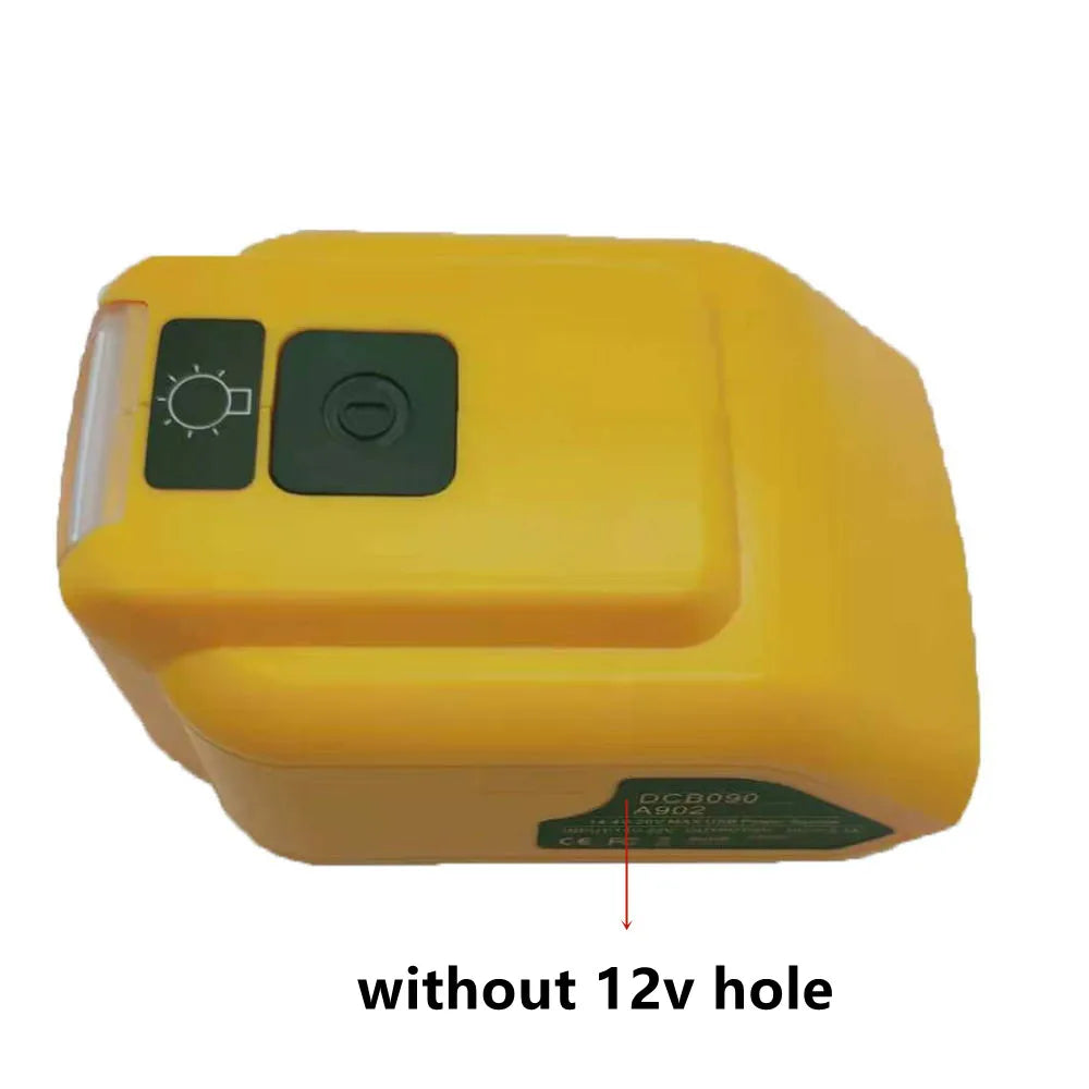 Dual USB Battery Adapter with LED for Makita, DeWalt, Milwaukee Battery USB Adapter Babs For Dewalt A902
