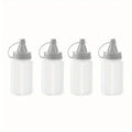 Mini Condiment Squeeze Bottles & Portable Spice Jars with Lid Condiment Squeeze Bottles Babs Grey-4pcs