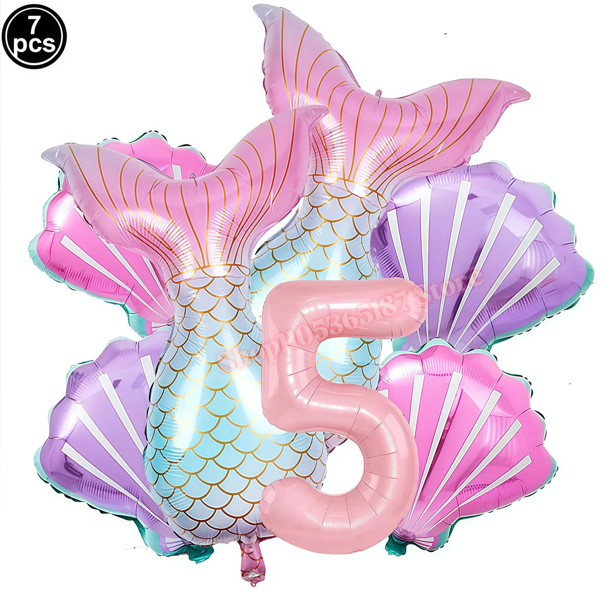 Mermaid Birthday Party Decorations Set – Plates, Cups & More Party Decoration Set Babs Balloons set-5 others