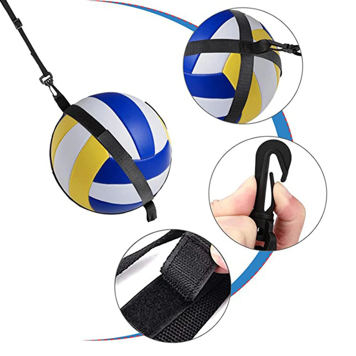 Volleyball Spike Trainer Belt – Solo Serving & Spiking Aid Volleyball Training Aid Babs