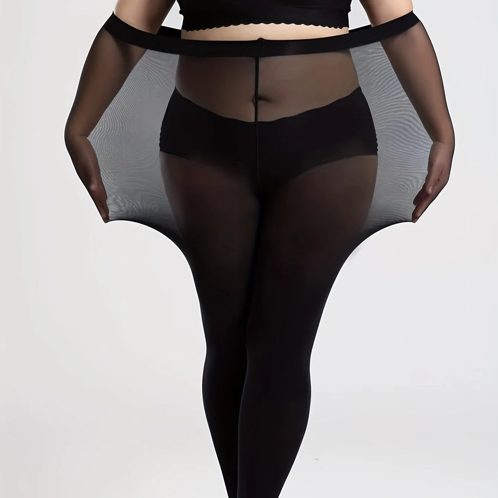 40D Plus Size Sheer Pantyhose – Anti-Run Reinforced Toe Tights Sheer Pantyhose Tights Babs