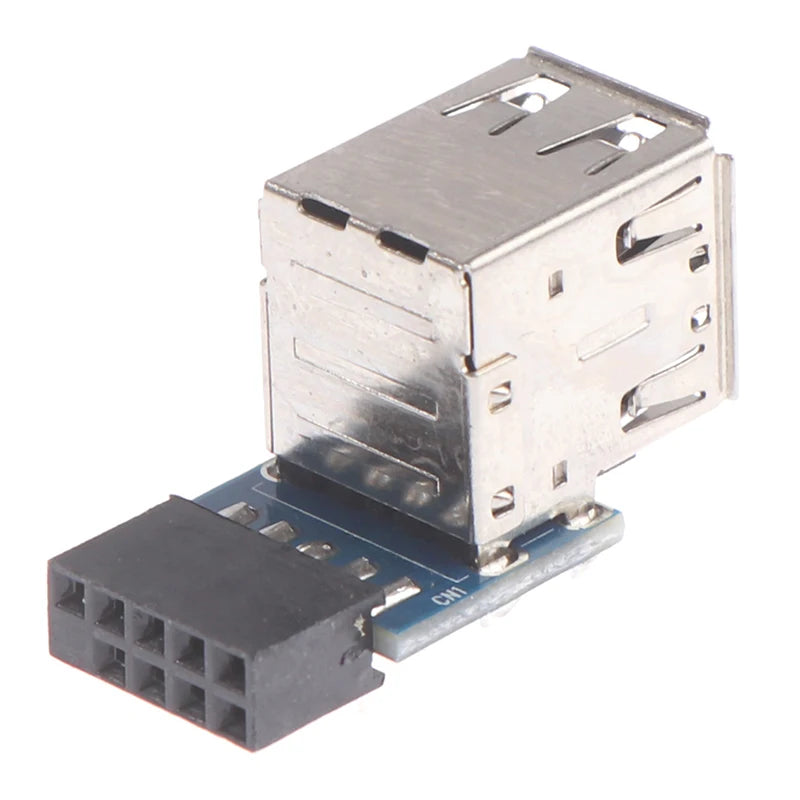 9-Pin Motherboard to Dual USB 2.0 Female Header Adapter USB Header Adapter Babs