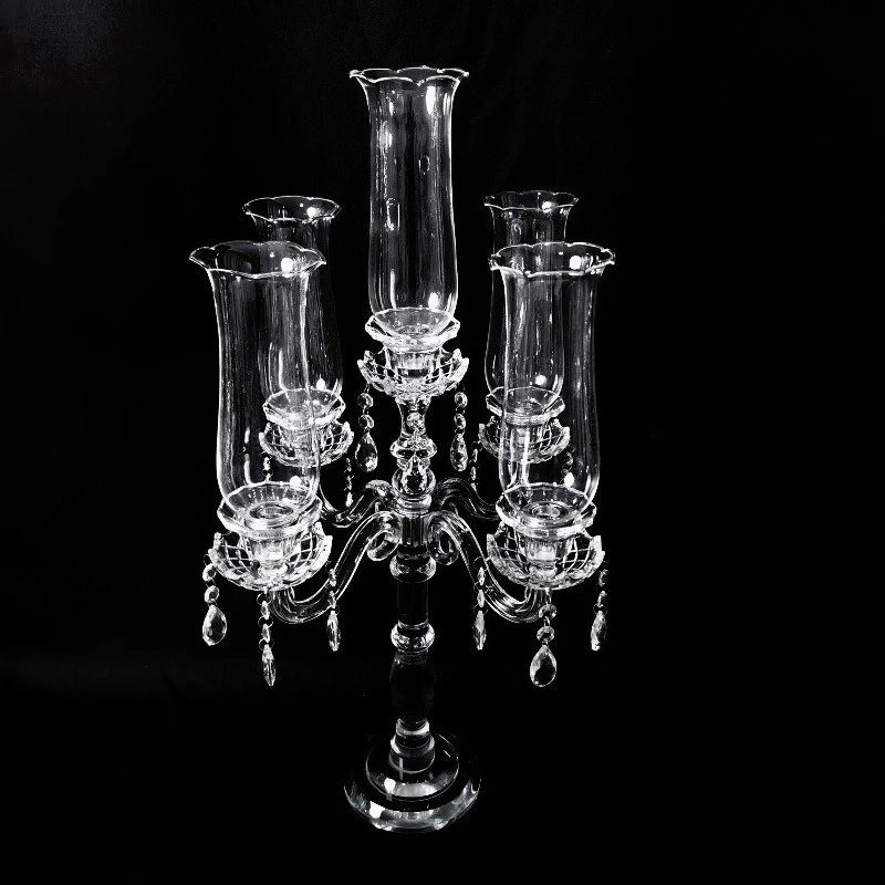 Crystal Candlestick Holder – Elegant Luxury Wedding Decor Crystal Candle Holder Babs