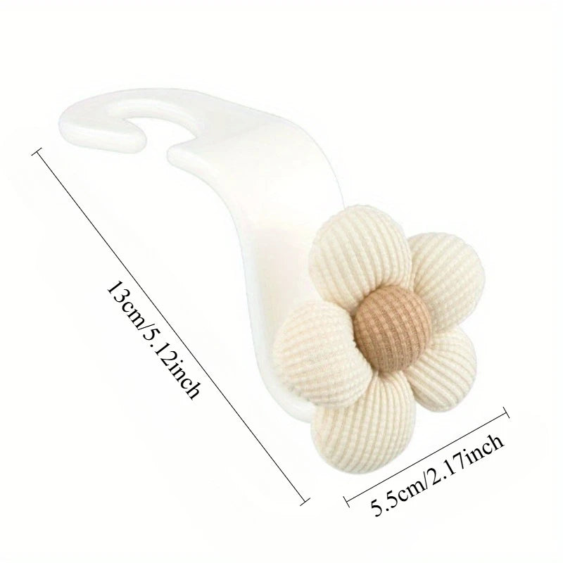 Flower Car Seat Back Hook & Organizer | Multi-Functional Car Seat Back Hook Babs