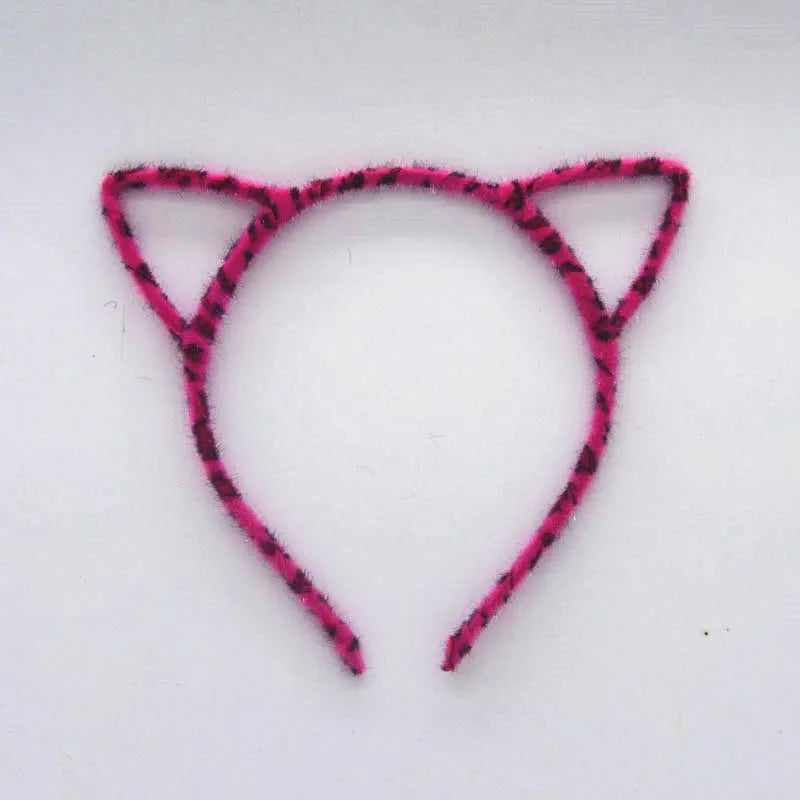 LED Flashing Cat & Fox Ears Headband – Glowing Party Hair Hoop LED Party Headband Babs lightless leopard 3