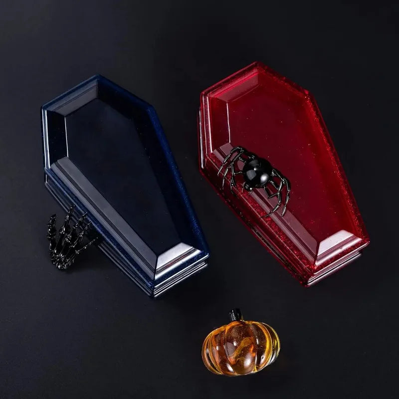 DIY Coffin Silicone Mold with Lid – Halloween Resin Craft Resin Craft Mold Babs