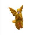 Autumn Maple Leaf Angel Figurines – 2-Piece Resin Statue Set Resin Figurine Set Babs B One Size