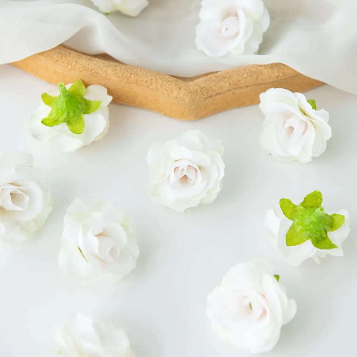 Silk Rose Tea Bud Artificial Flowers 50/100pcs – DIY & Weddings Artificial Silk Flowers Babs Color8 100pcs