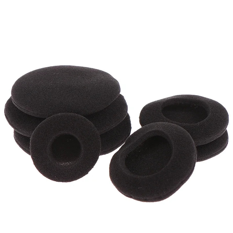 10-Pack Foam Ear Pads Cushions for Earhook Headphones 3.5–6cm Headphone Ear Pads Babs