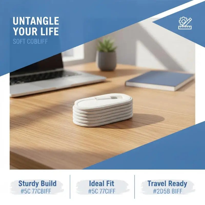 Portable Cable Winder Organizer – Tangle-Free Cord Keeper Cable Winder Organizer Babs