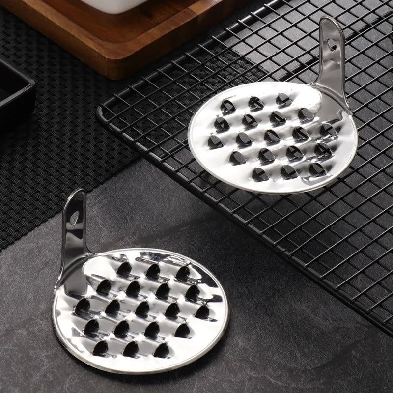 Stainless Steel Jelly Scraper, Cold Noodle Planer & Cheese Grater Kitchen Scraper Grater Babs 2pcs
