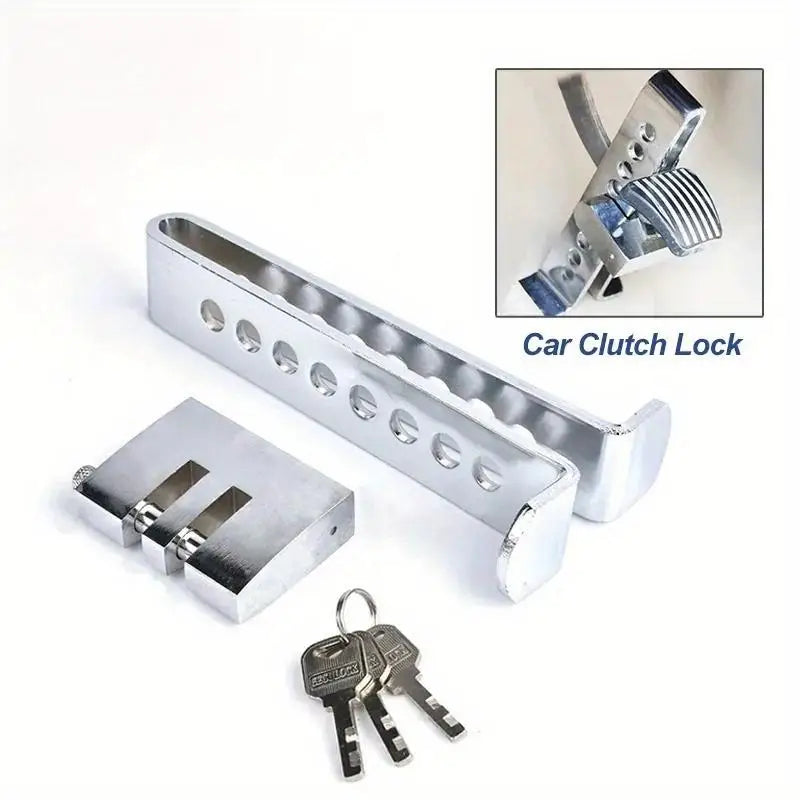 Universal Car Clutch & Brake Pedal Lock | Anti-Theft Security Car Pedal Lock Babs