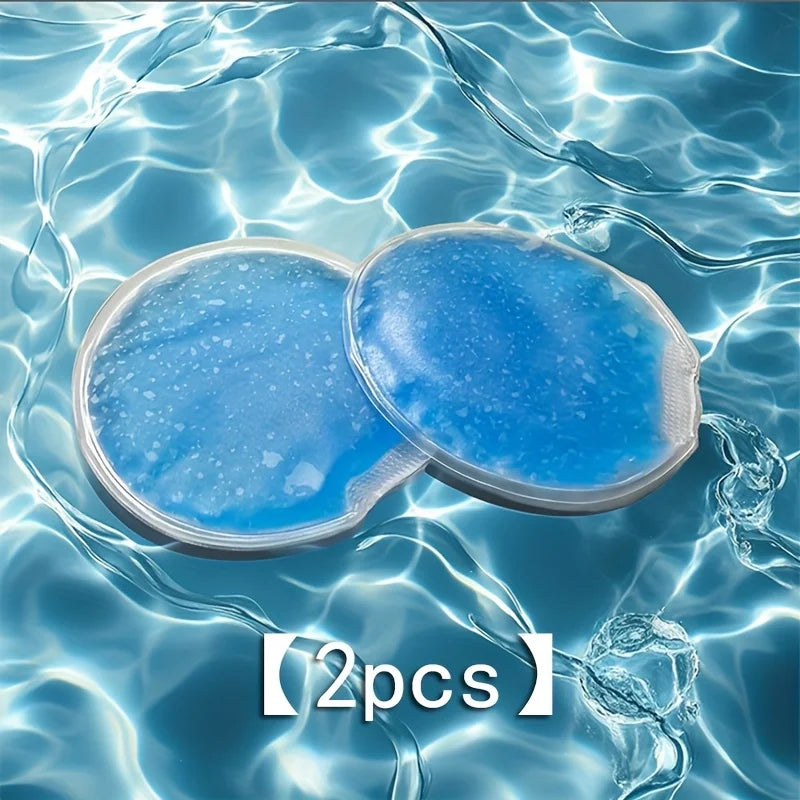 2-Pack Cold Compress Eye Mask Ice Packs – Reusable Eye Patches Cold Compress Eye Mask Babs Blue