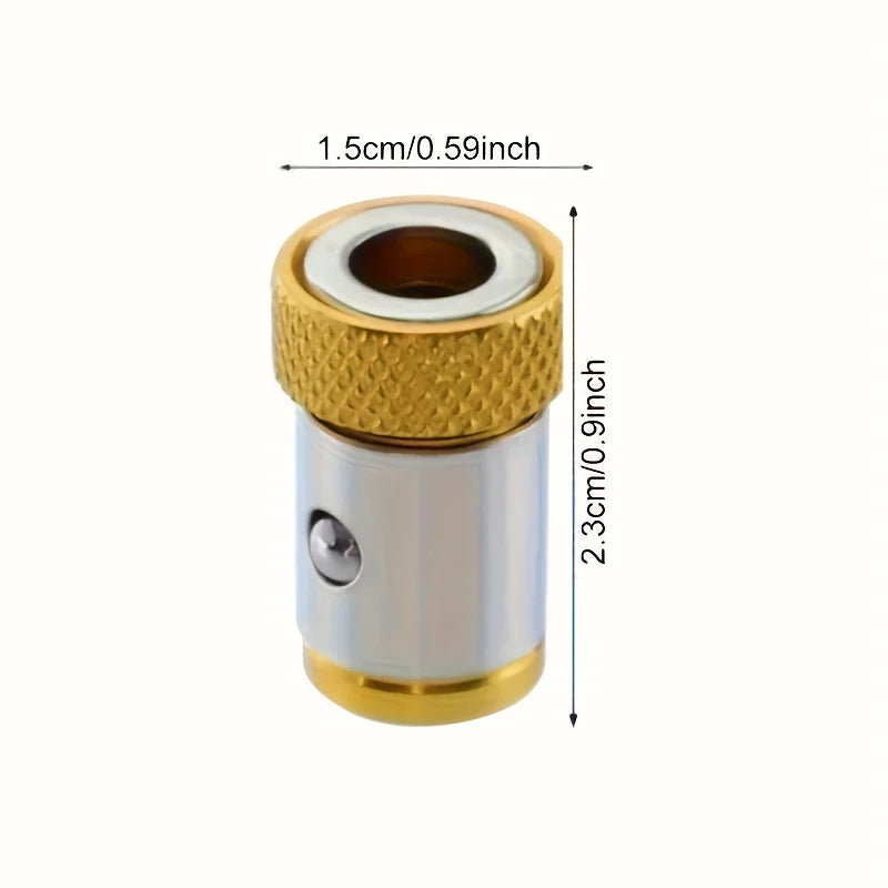 3-Pack Magnetic Lock Ring 1/4" Hex Shank Drill Bit Magnetizer Drill Bit Accessory Babs