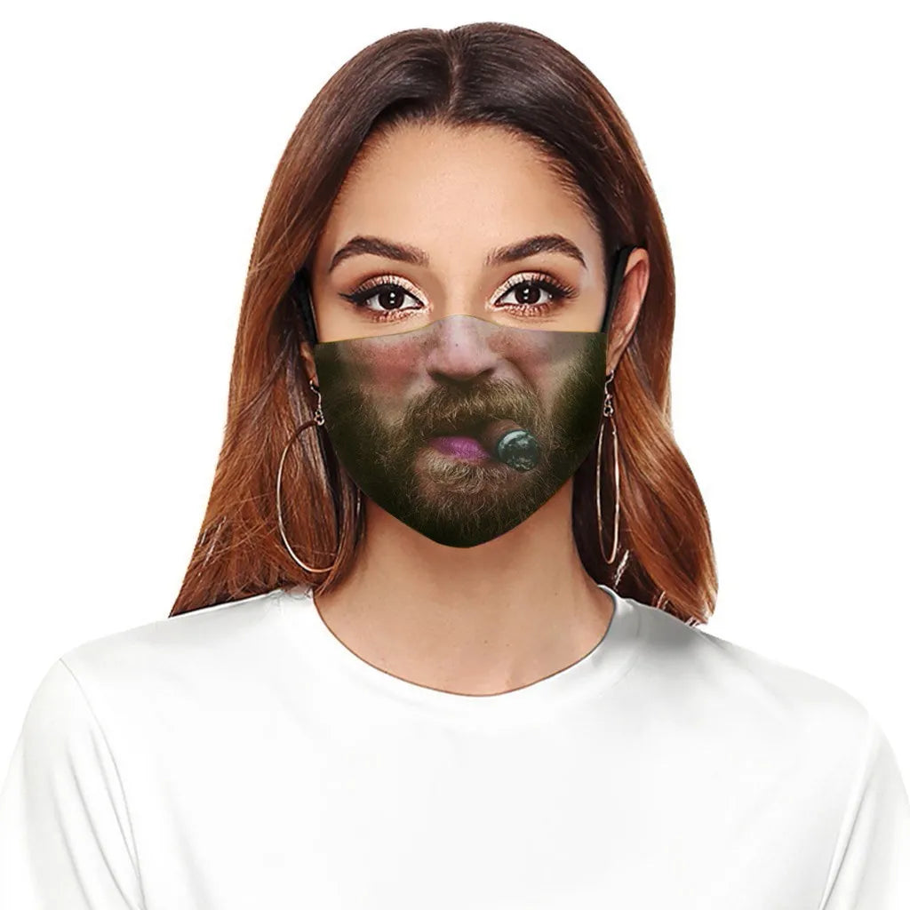 Funny Face Cycling Mask – Breathable, Washable & Windproof Cycling Face Mask Babs